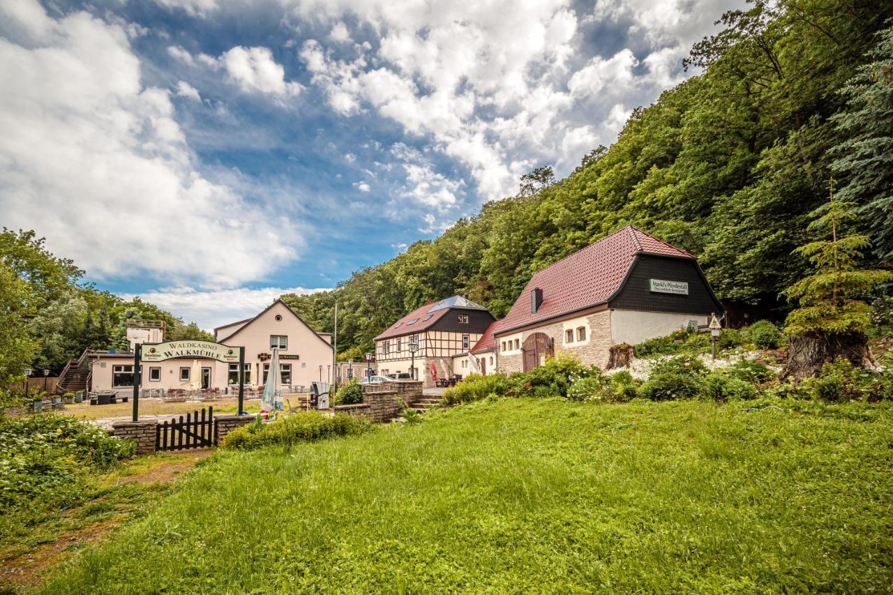 Hotel Waldkasino Walkmühle Sangerhausen Exterior foto