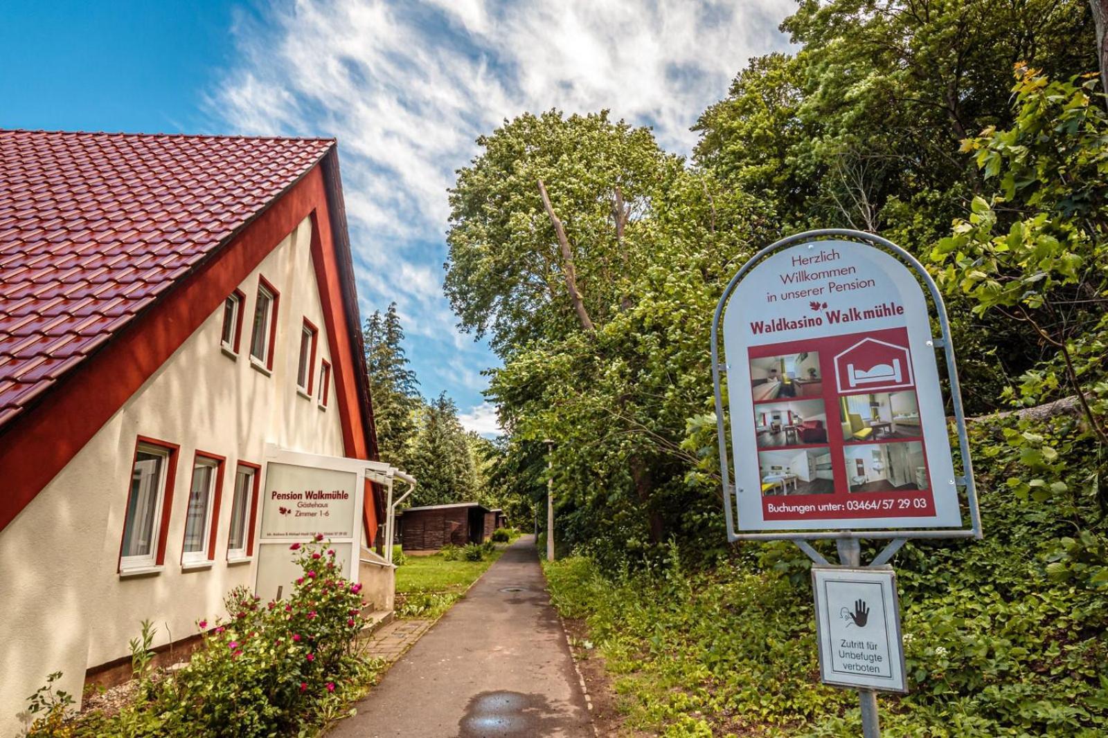 Hotel Waldkasino Walkmühle Sangerhausen Exterior foto